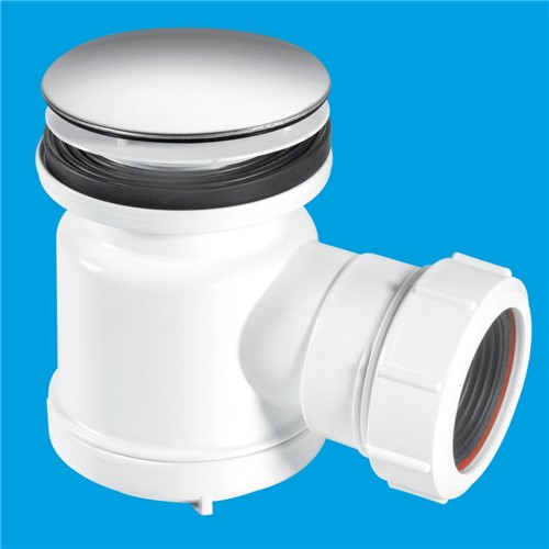 STW3-M McAlpine Mushroom Top Shower Trap S/S