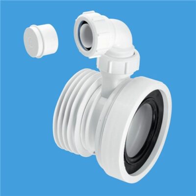 WC- CON1V McAlpine Straight Pan Connector with 1.25" Boss