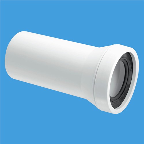 WC- CON3 McAlpine Straight Pan Connector Plain Outlet
