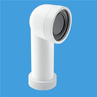 WC- CON8 McAlpine 90deg Bent Pan Connector Adjustable Length
