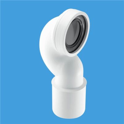 WC- CONQP McAlpine Space Saving 90deg Pan Connector Plain End