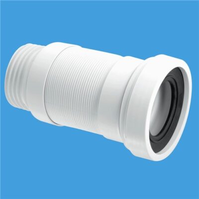 WC- F23S McAlpine 3.5" Outlet Straight Flexible Pan Connector