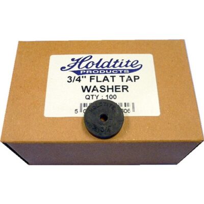 367860 - Flat Rubber Tap Washers - 3/4" - 100
