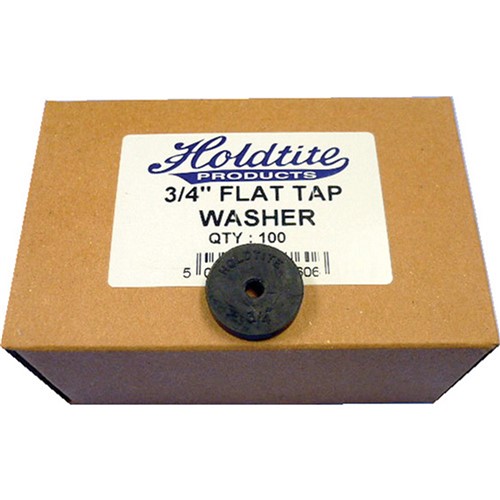 367860 - Flat Rubber Tap Washers - 3/4" - 100