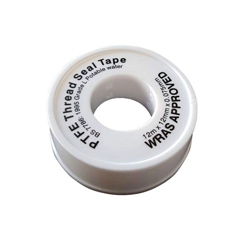 662016 - Water PTFE Tape Reel - 12mm x 12m x 0.075mm (10)