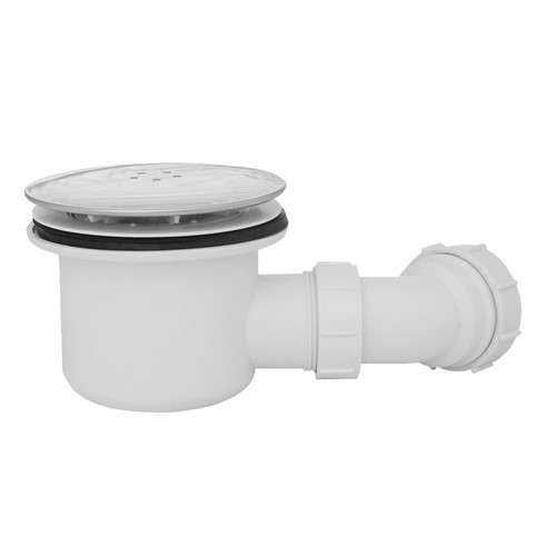 SWT001 Opella 90mm C/P Shower Trap  With 40mm Outlet