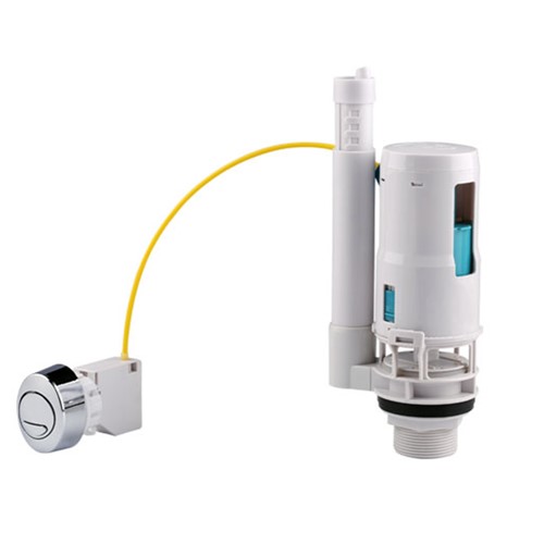 KPCDFV - KeyPlumb 1.1/2" 350mm Cable Dual Flush Valve with 2" Adaptor