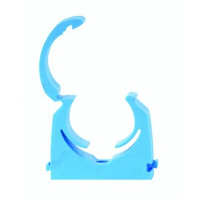 TMS25 - Talon - Blue MDPE Hinged Clips - 25-27mm - 50 Pack
