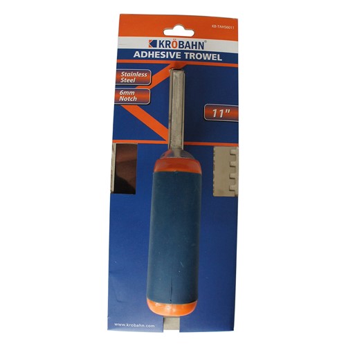 KB-TAHS6011 - Krobahn - Adhesive Trowel - 6mm Square Notch - 11"