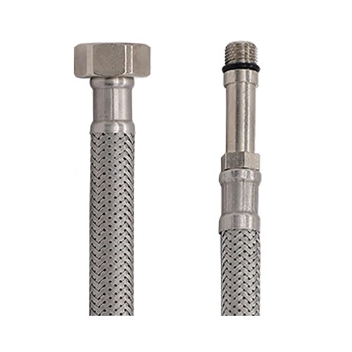 Mono Basin Flexible Tap Connector WRAS - M10 x 1/2" - 500mm (pair)