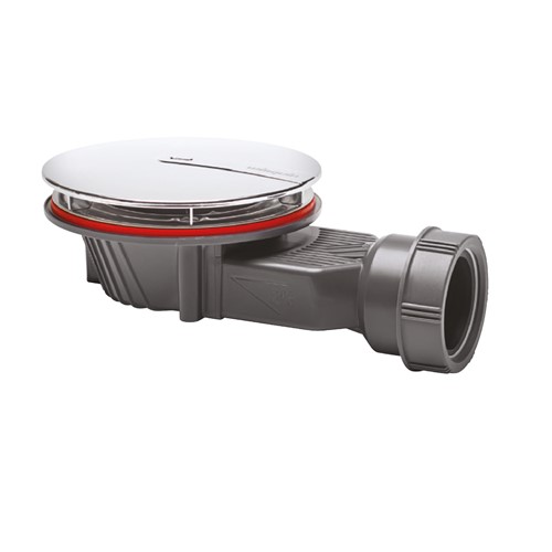 30723374 - Wirquin SLIM+ Chrome Shower Waste ABS Dome Membrane Seal