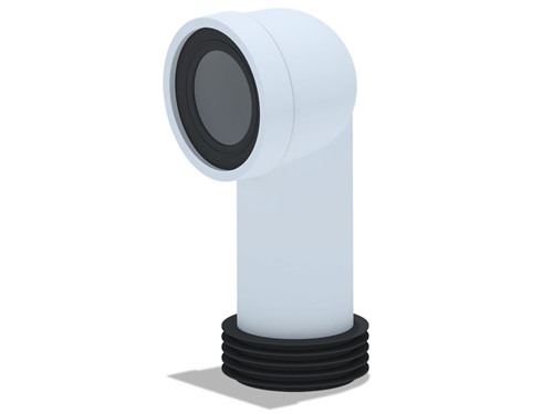 W9228KPEU - KeyPlumb - 90 Degree WC Pan Connector