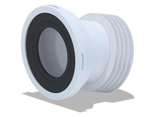 W1228KPEU - KeyPlumb - 14 Degree WC Pan Connector