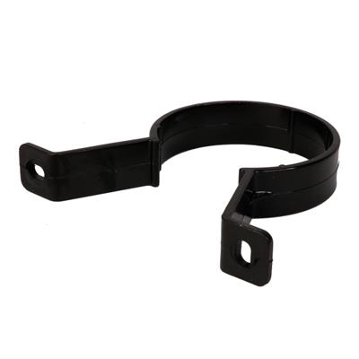 ROUND DOWNPIPE BRACKET BLACK