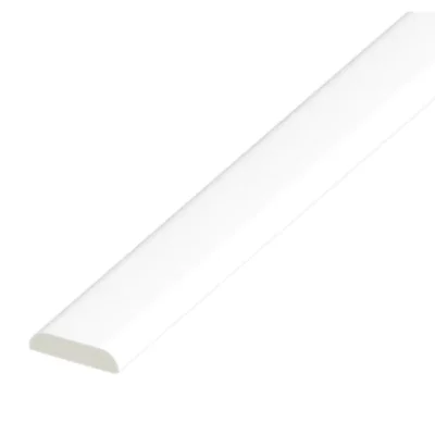 Eurocell uPVC Multi-Purpose Trim - White, 5m x 25mm