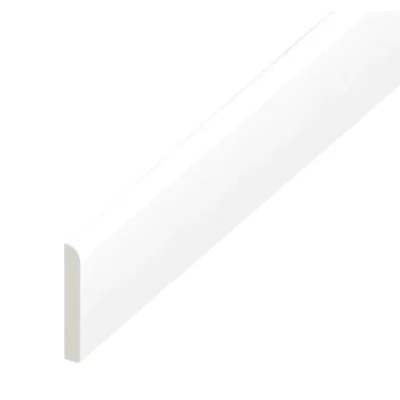 Eurocell uPVC Multi-Purpose Trim - White, 5m x 95mm